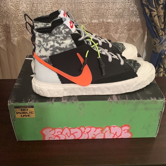 ReadyMade x Nike blazers black size 10.5 men great condition 100% authentic - Picture 3 of 5